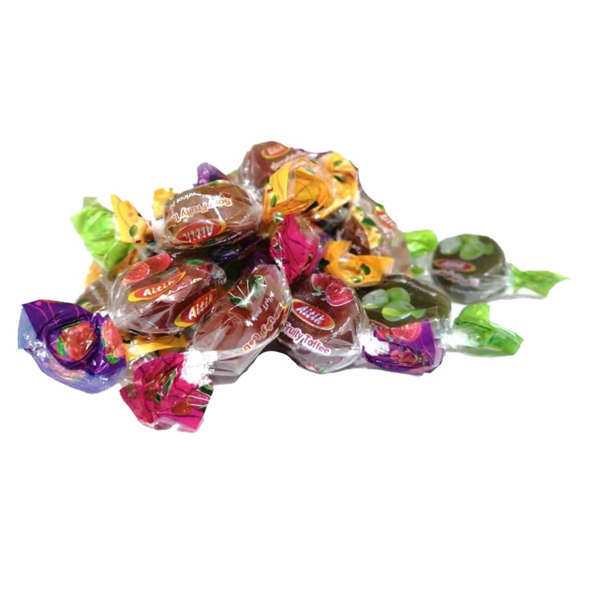 تافی ترش میوه ای مخلوط آیتیک فله وزن 250 گرم