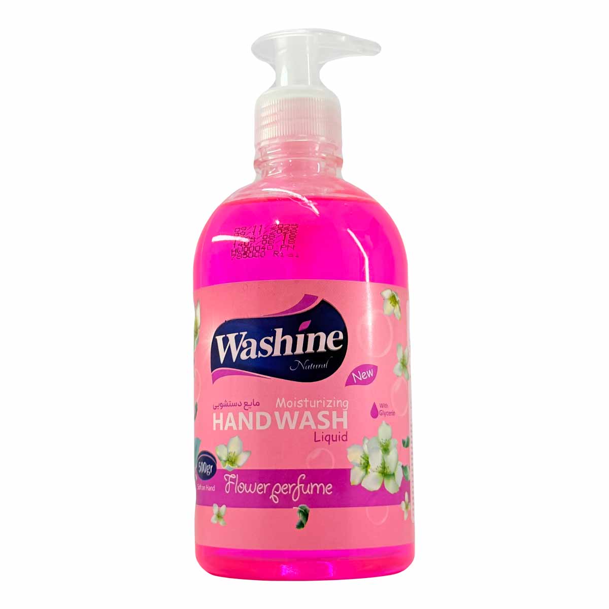 مایع دستشویی رایحه گل پمپی واشاین 500 گرم