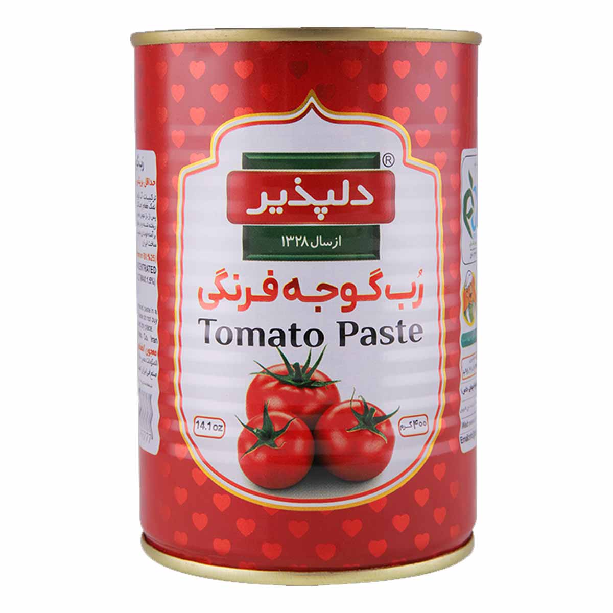کنسرو رب گوجه فرنگی آسان بازشو دلپذیر 400 گرم