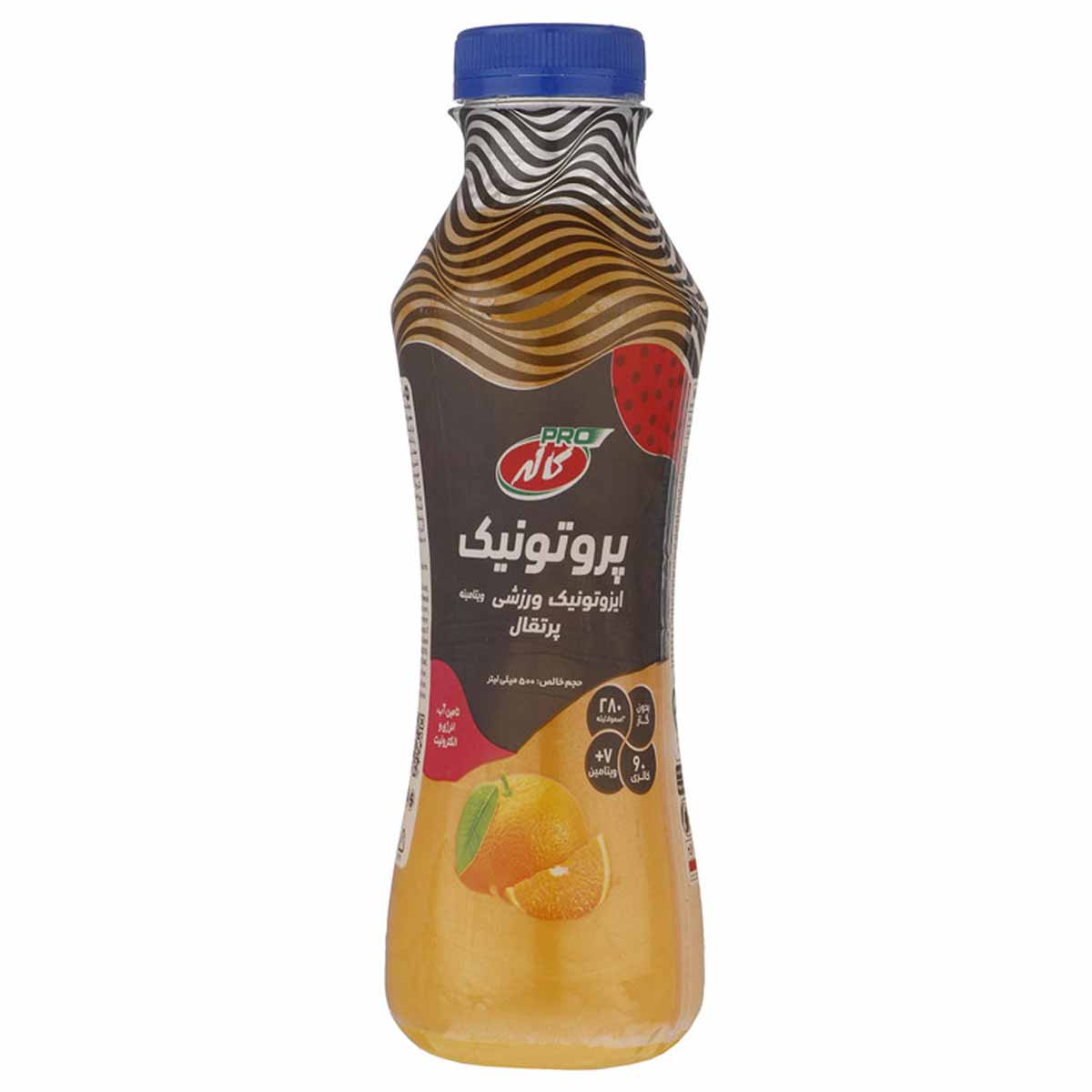 نوشیدنی ورزشی ایزوتونیک با طعم پرتقال بطری کاله پرو 500 میلی لیتر 