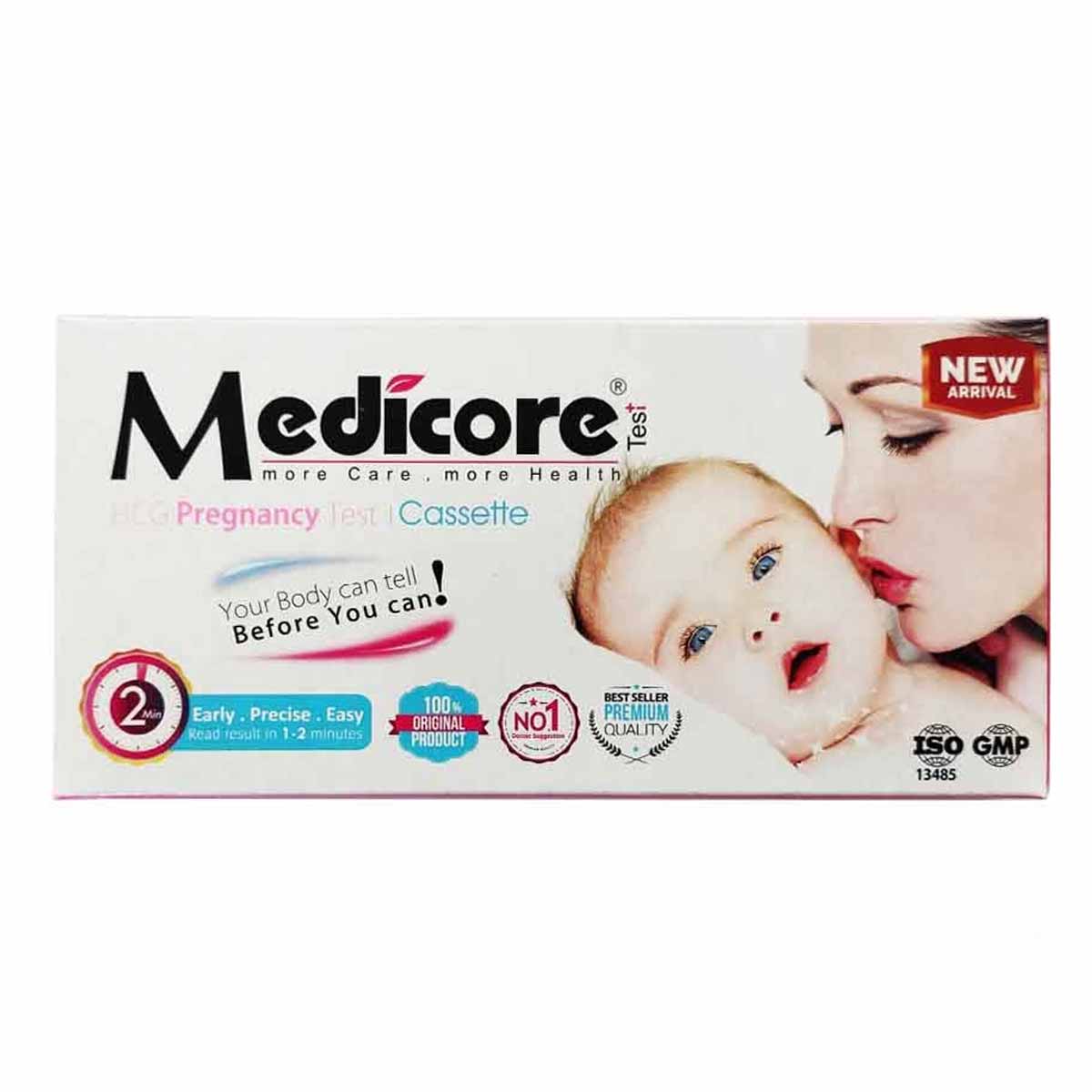 تست بارداری بی بی چک مدیکور مدل Cassette 99.8%