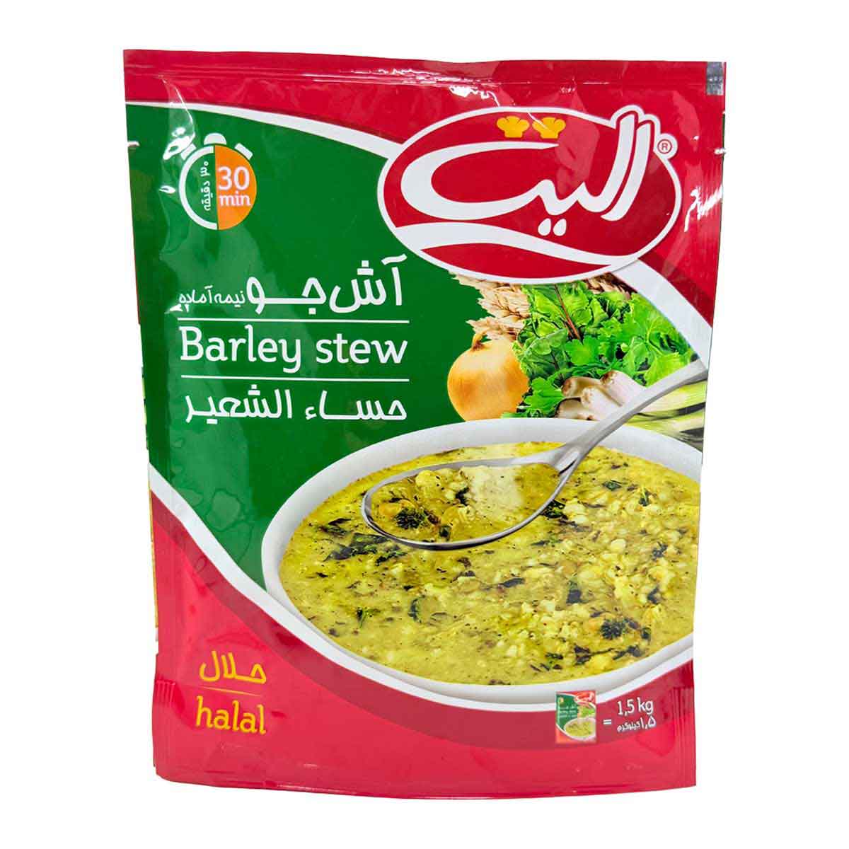 آش جو نیمه آماده الیت 180 گرم 