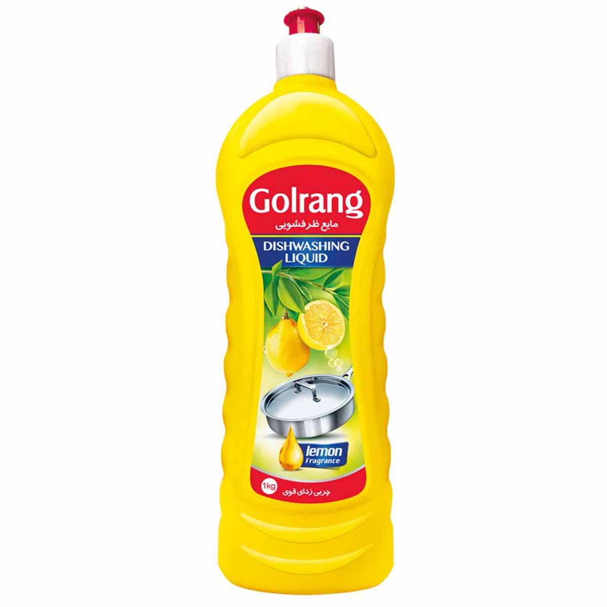 مایع ظرفشویی رایحه لیمو گلرنگ 1000 گرم