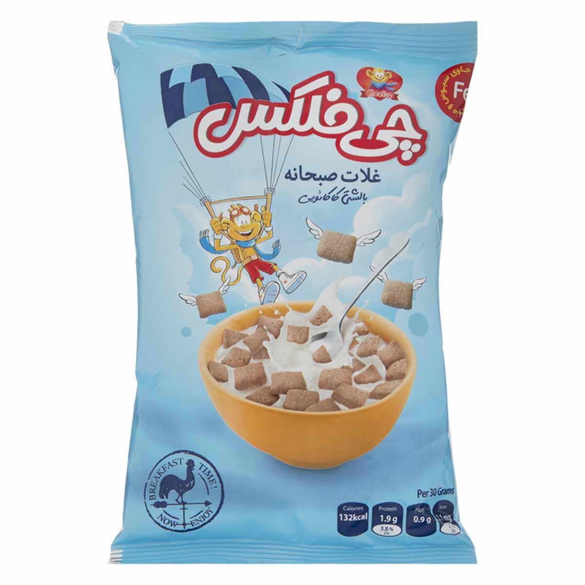 چی فلکس (چی پف) بالشتی مغزدار شکلاتی چی توز 100 گرم