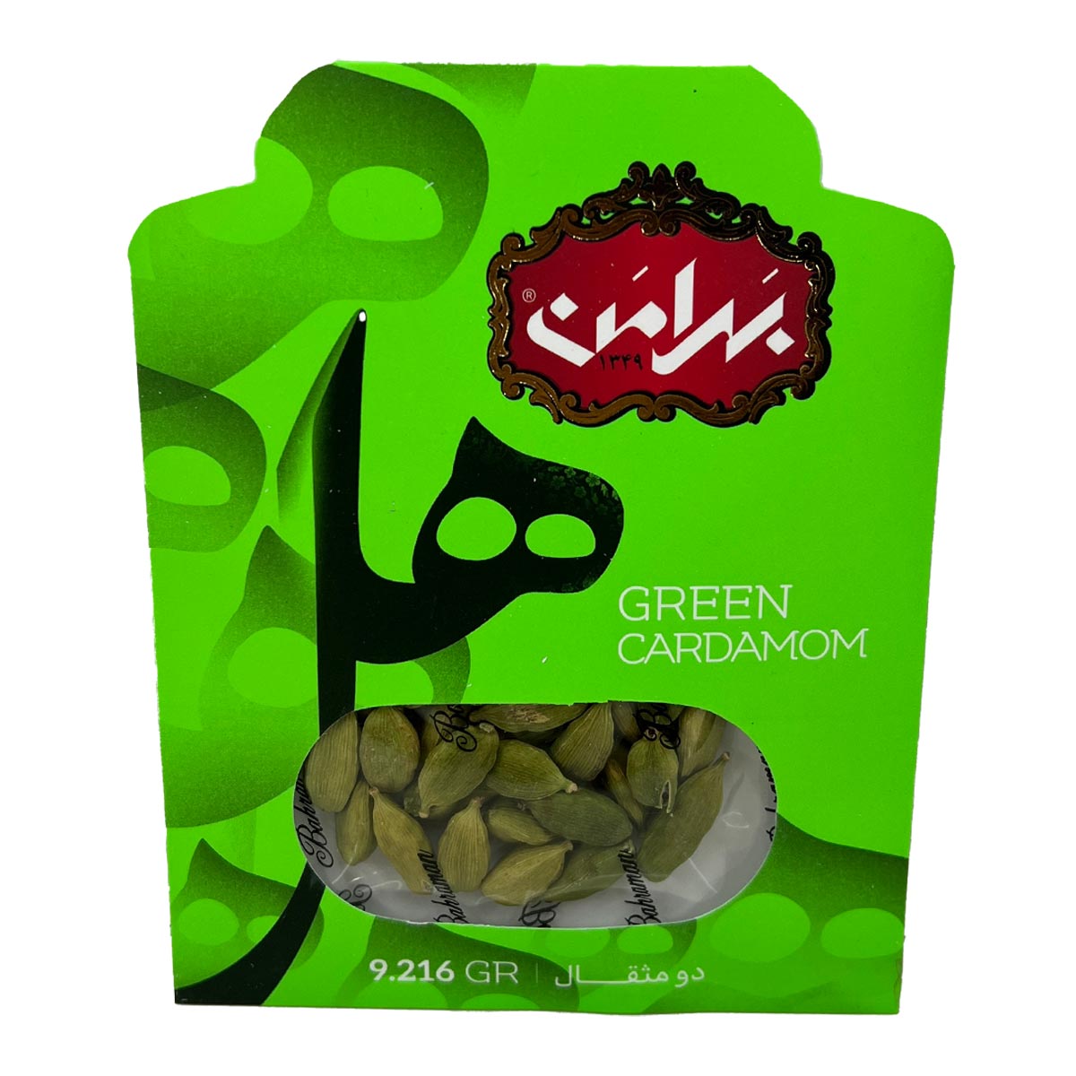 هل سبز بهرامن 2 مثقال ( ۹.۲۱۶ گرم )