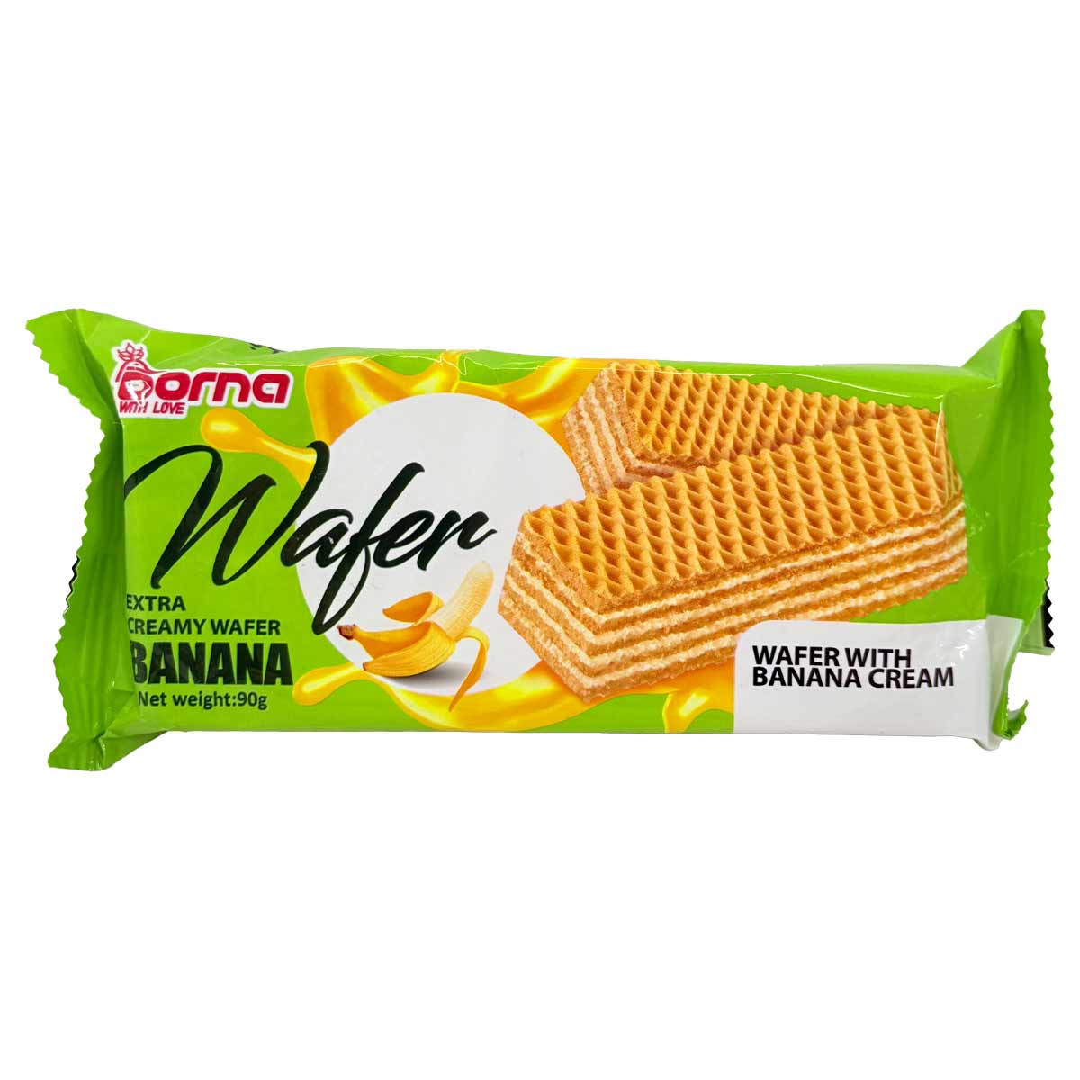 ویفر با کرم موزی درنا 90 گرم