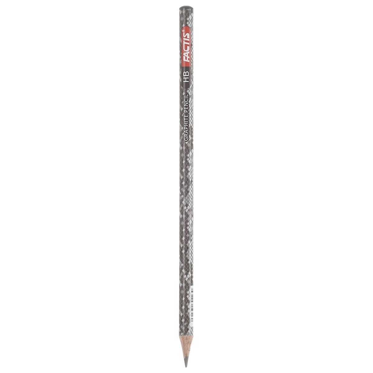 مداد فکتیس مدل Graphite pencil طرح پوست مار کد 01 مشکی