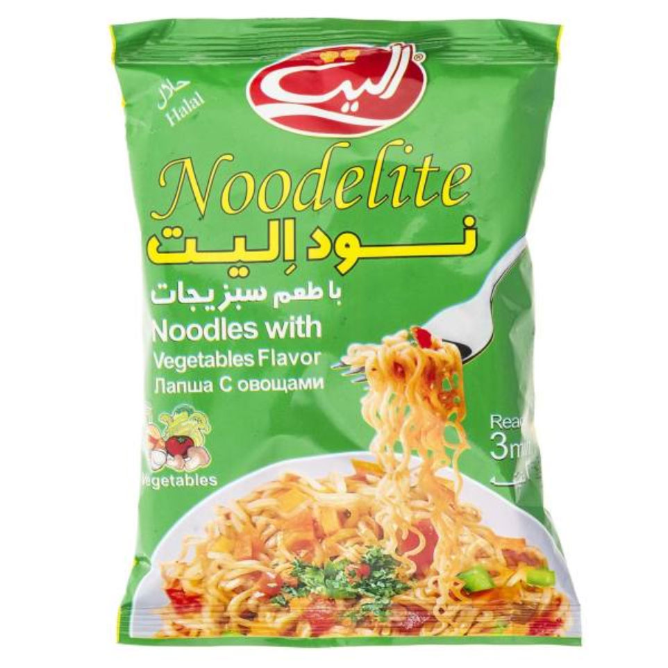 نودل با طعم سبزیجات الیت 75 گرم