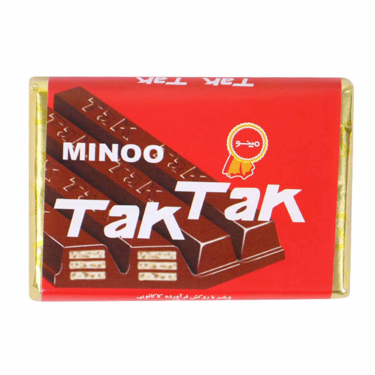 ویفر شکلاتی تک تک مینو 4 انگشتی 38 گرم