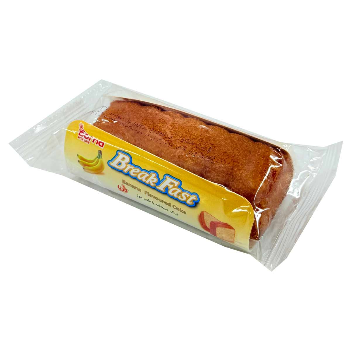کیک صبحانه با طعم موز شفاف درنا 90 گرم