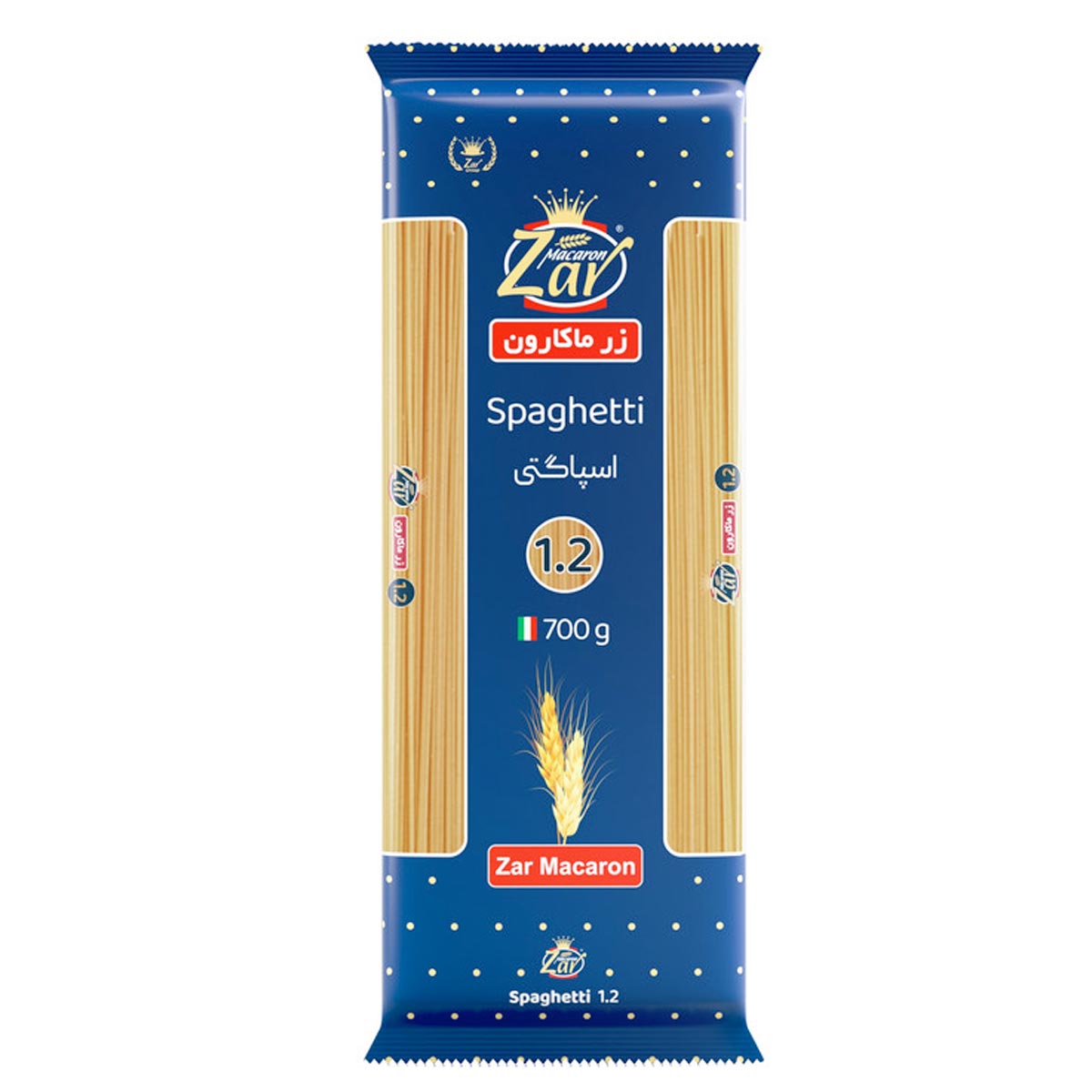 اسپاگتی قطر 1/2 زر ماکارون 700 گرم