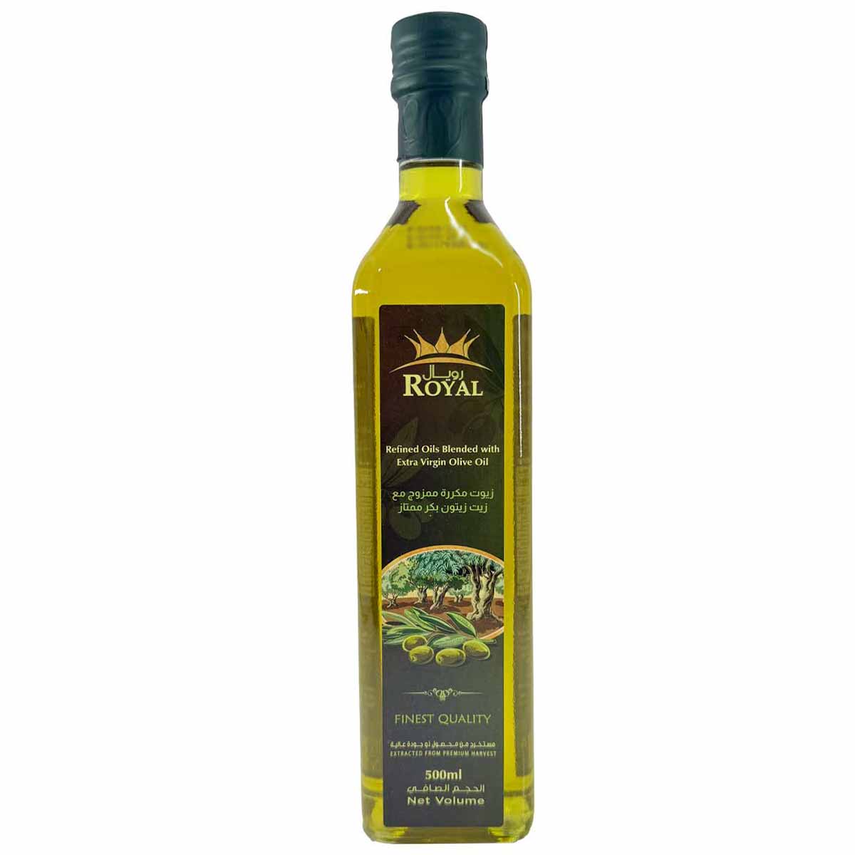 روغن زیتون اسپانیایی بکر ممتاز  رویال 500 میلی لیتر