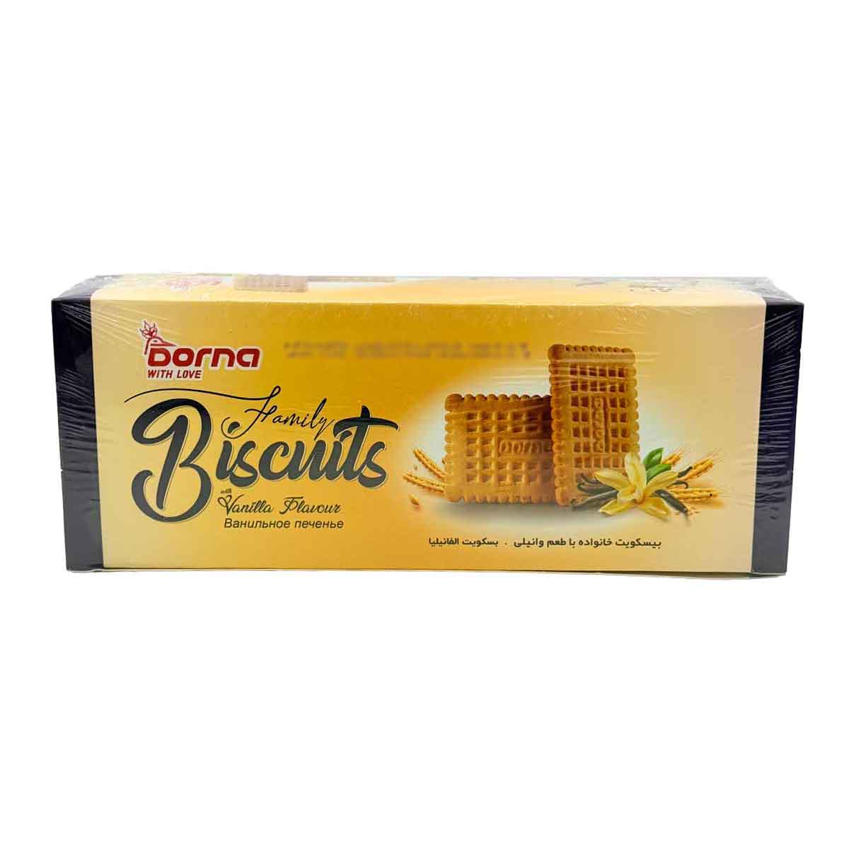 بیسکویت خانواده با طعم وانیل بنیس درنا 700 گرم