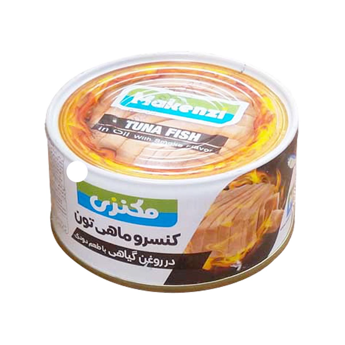 کنسرو ماهی تون با طعم دودی مکنزی 180 گرم 