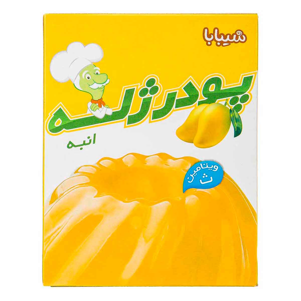 پودر ژله با طعم انبه شیبابا 100 گرم