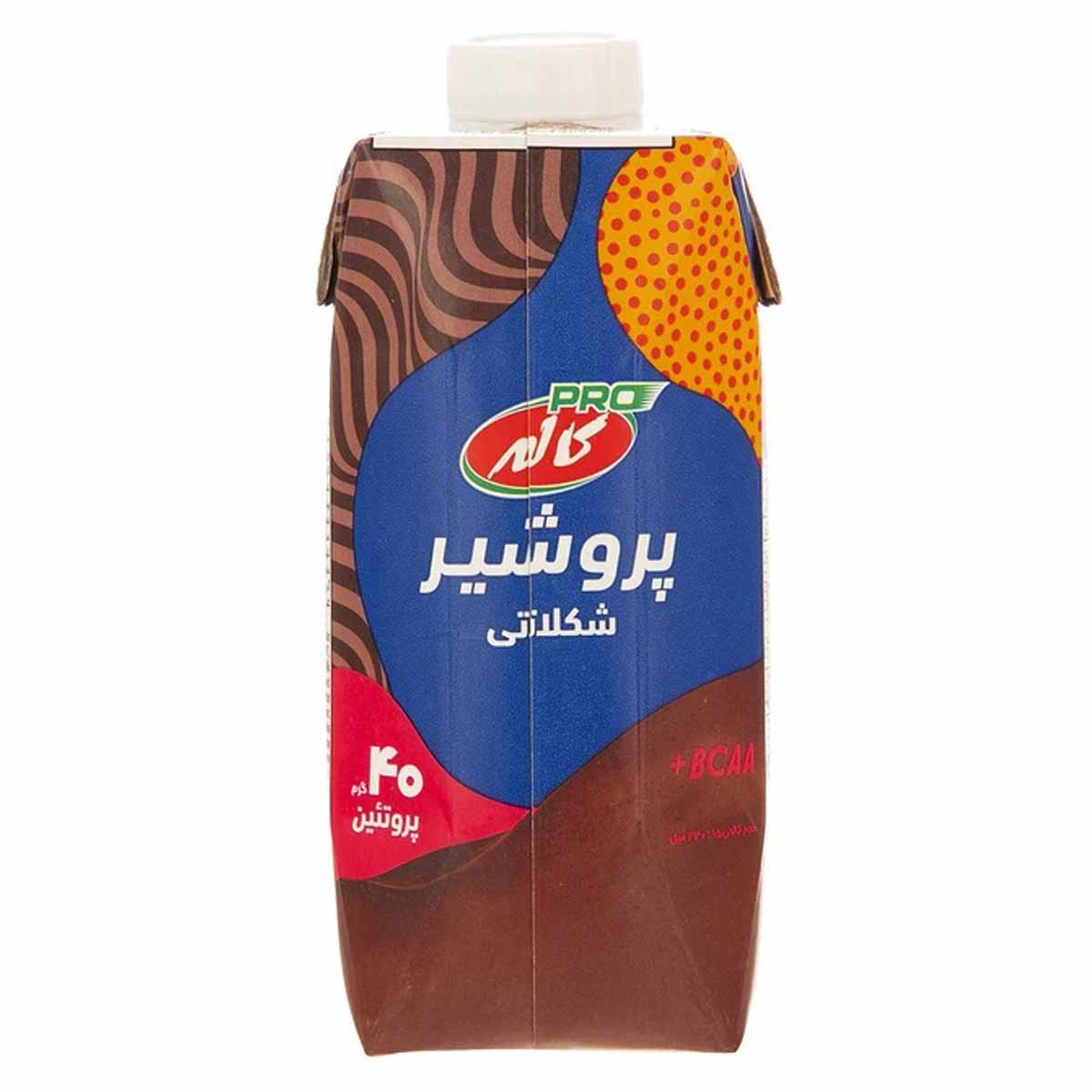 شیر پروتئینه شکلاتی پاکتی کاله 330 میلی لیتر