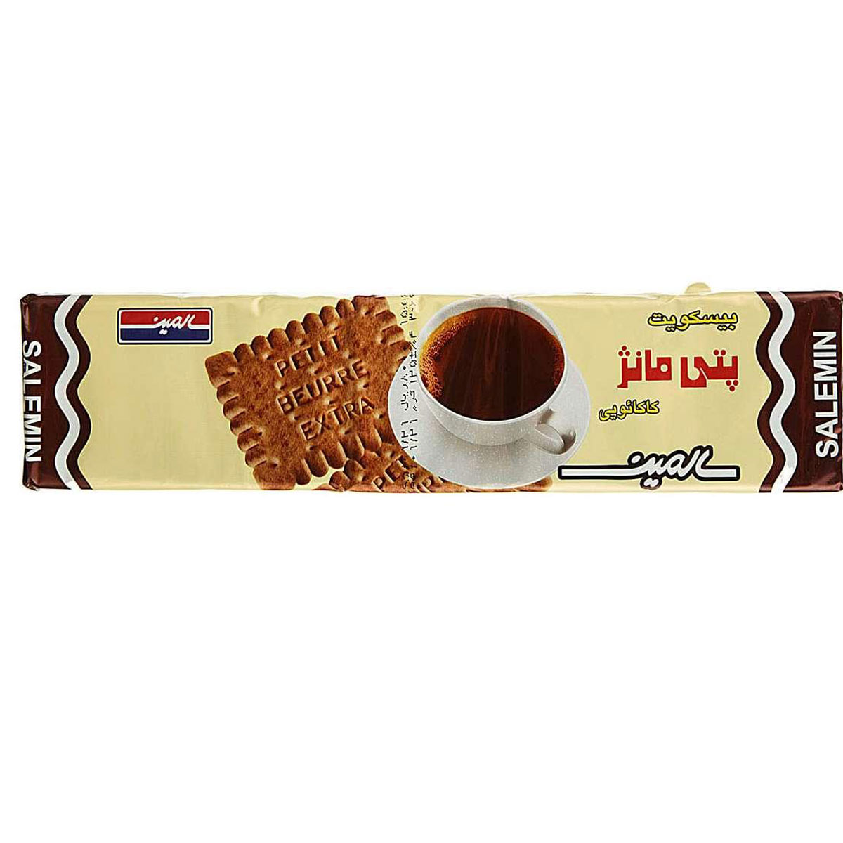بیسکویت پتی مانژ کاکائویی سالمین 125 گرم