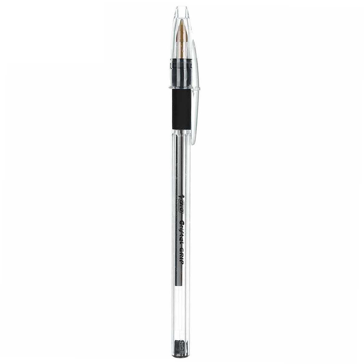 خودکار 1 میلی متری بیک مدل Cristal Grip مشکی