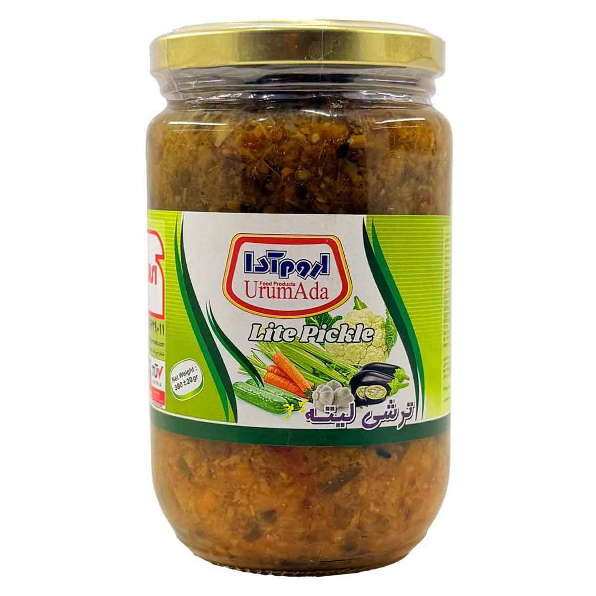 ترشی لیته شیشه اروم آدا 380 گرم 