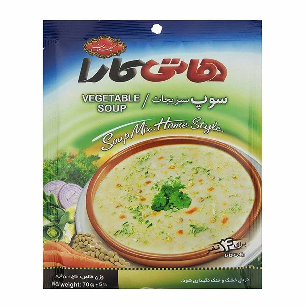 سوپ سبزیجات هاتی کارا 70 گرم