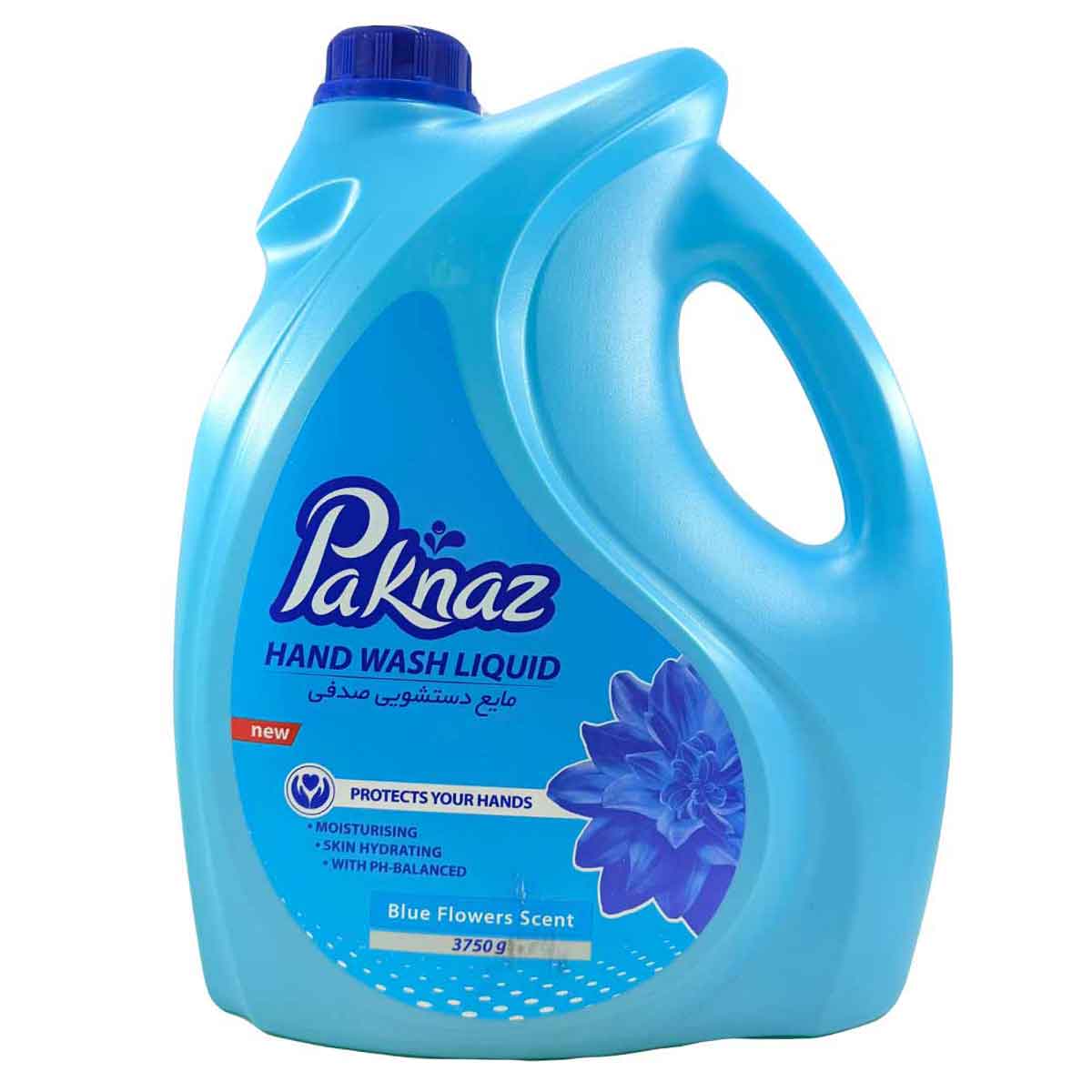 مایع دستشویی صدفی رایحه گل آبی پاکناز 3750 گرم 