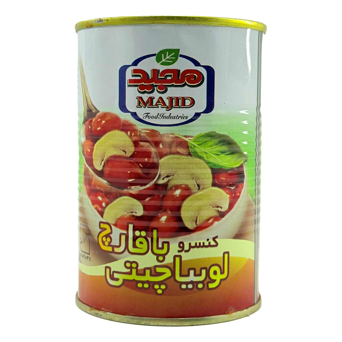 کنسرو لوبیا چیتی با قارچ مجید 400 گرم