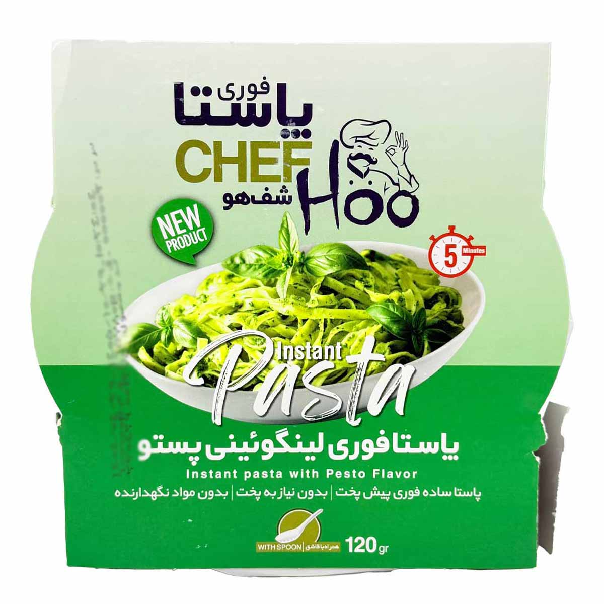 پاستا فوری لینگوئینی پستو ظرفی شف هو 120 گرم 