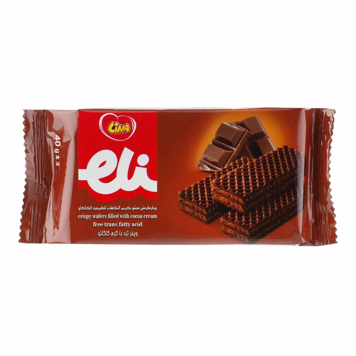 ویفر ترد با کرم شکلات الی لینا 40 گرم