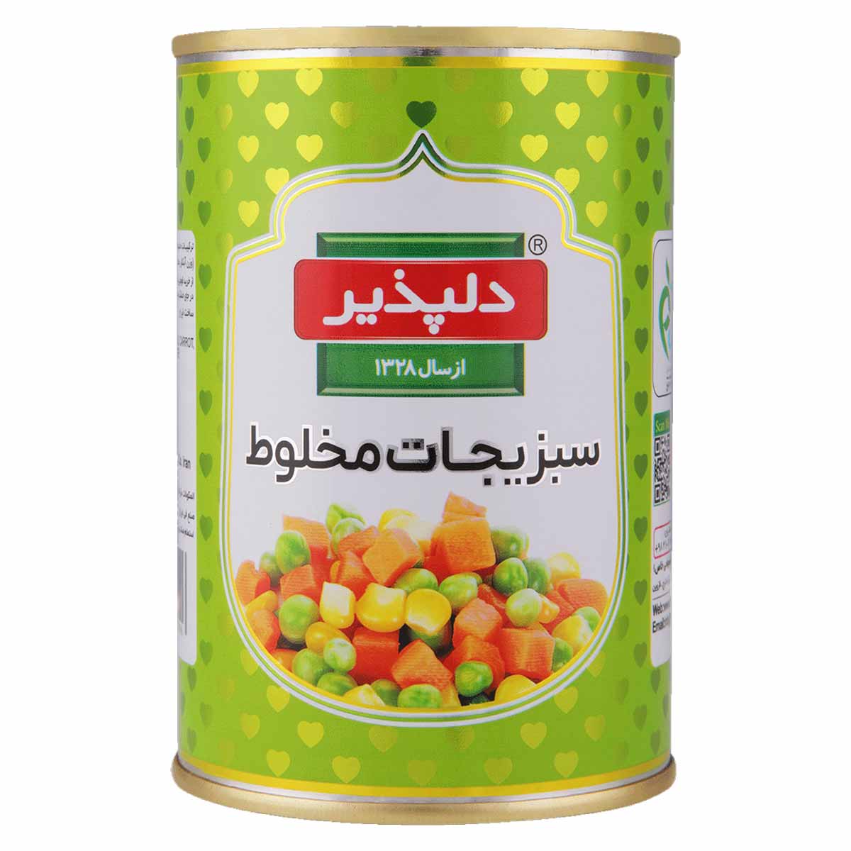 کنسرو سبزیجات مخلوط دلپذیر 420 گرم