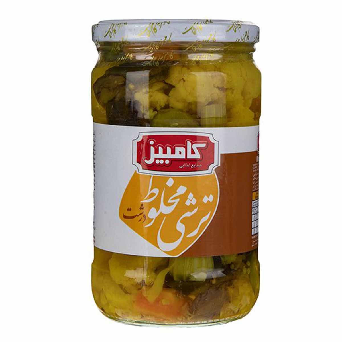 ترشی مخلوط درشت کامبیز 670 گرم
