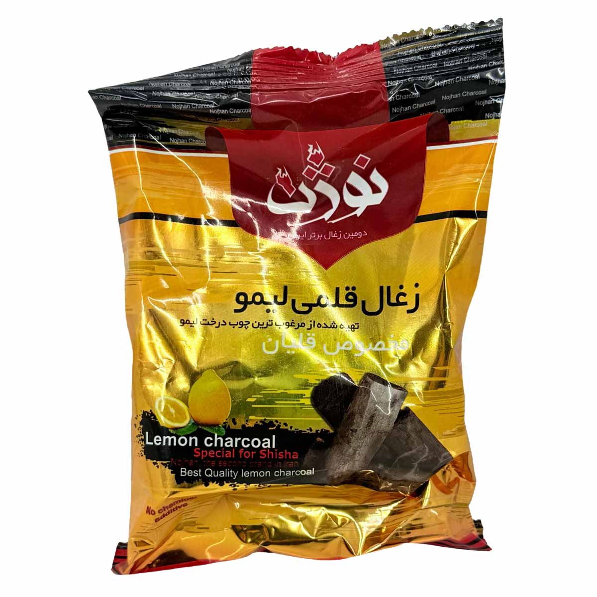 زغال قلمی لیمو مخصوص قلیان نوژن 130 گرم