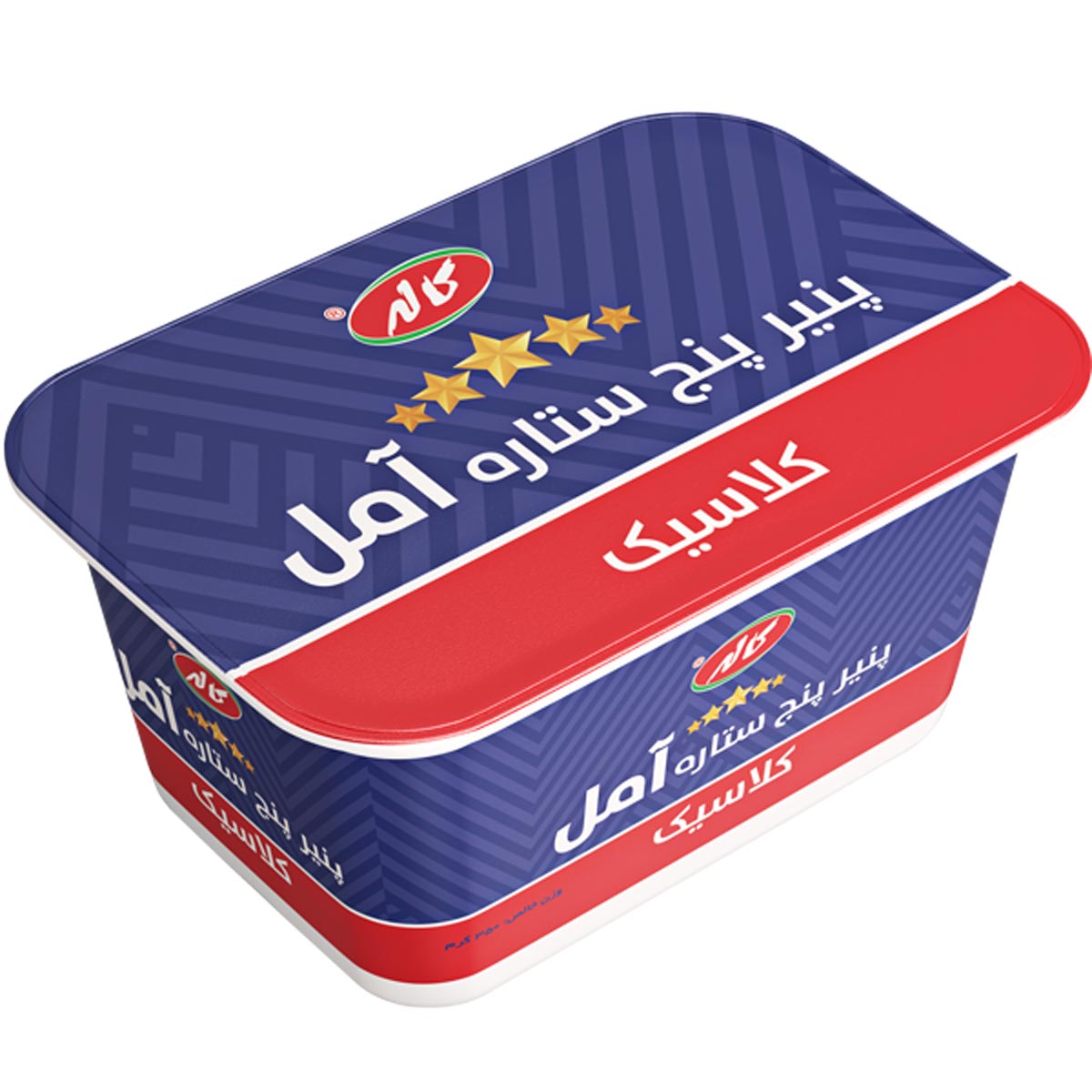 پنیر پنج ستاره کلاسیک سفید آمل کاله 350 گرم