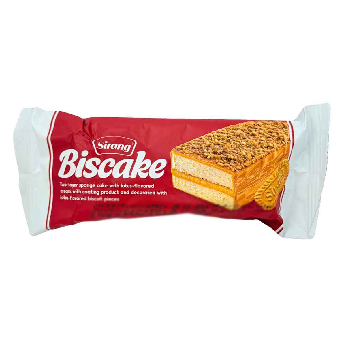 بیس کیک دو لایه کرم طعم لوتوس سیرنگ 55 گرم 