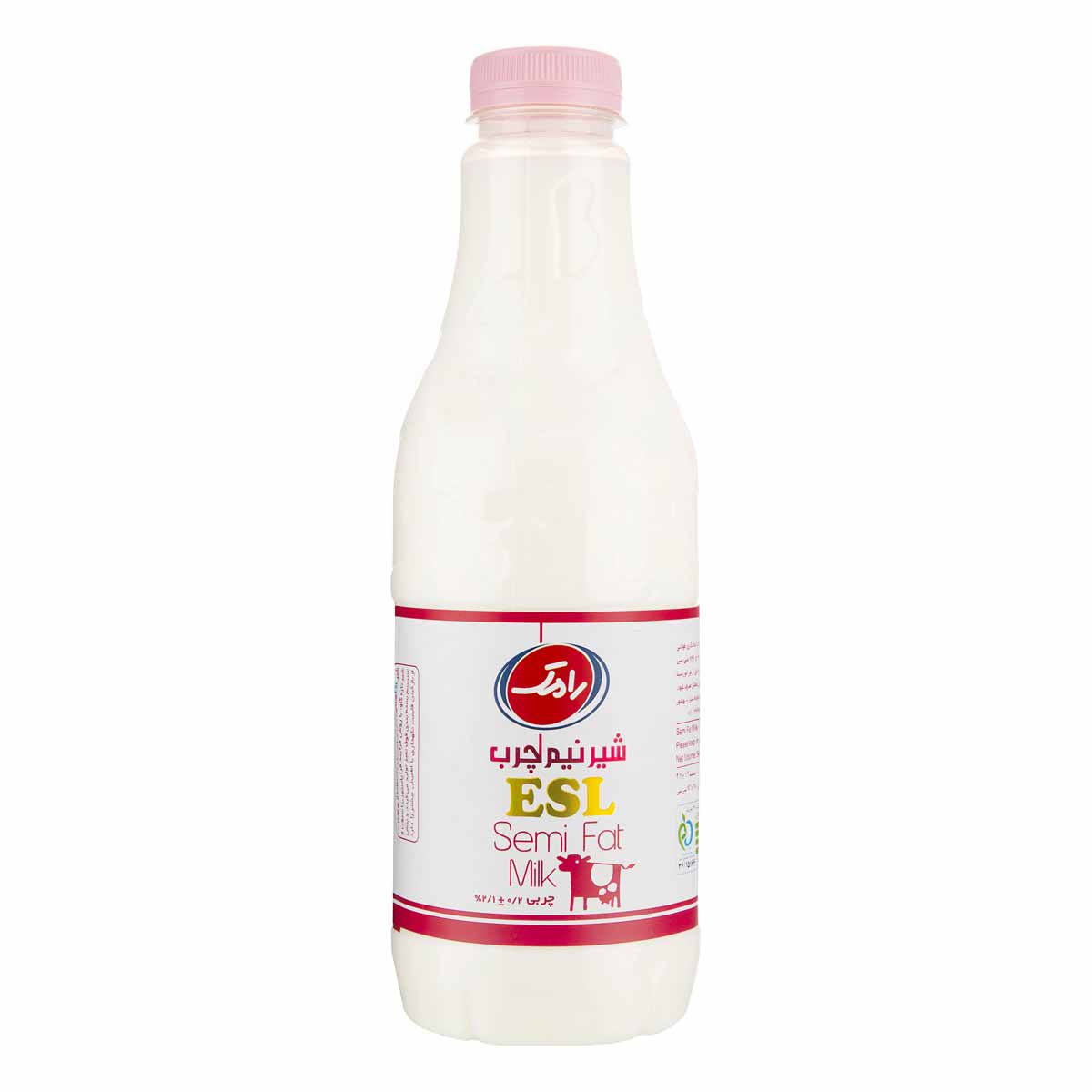 شیر فراپاستوریزه بطری نیم چرب رامک 950 میلی لیتر