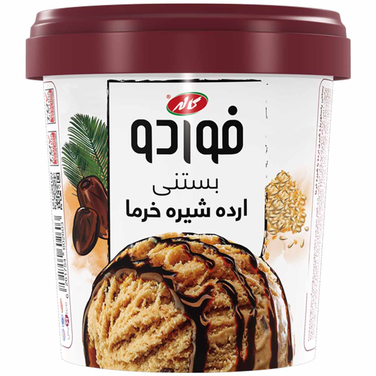 بستنی ارده شیره خرما فوردو کاله 280 گرم 