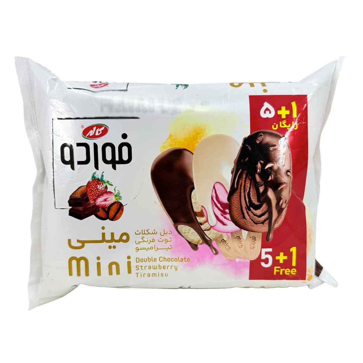 بستنی چوبی سه طعم مینی اسپیتامن کاله 6 عددی 