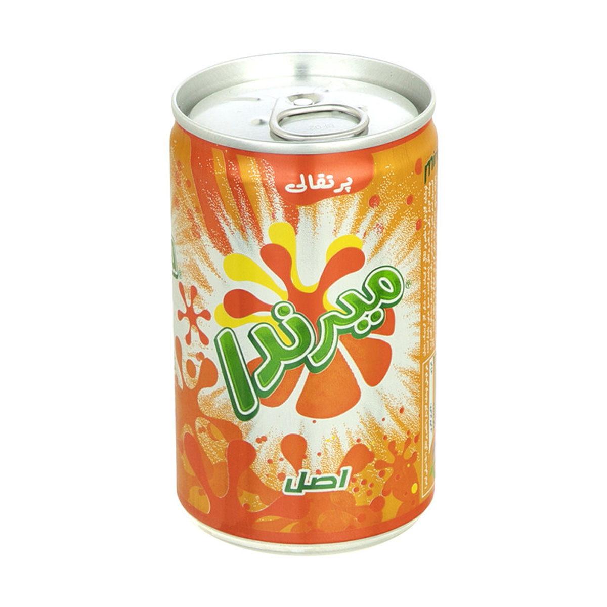 نوشابه پرتقالی قوطی میرندا اصل 150 میلی لیتر