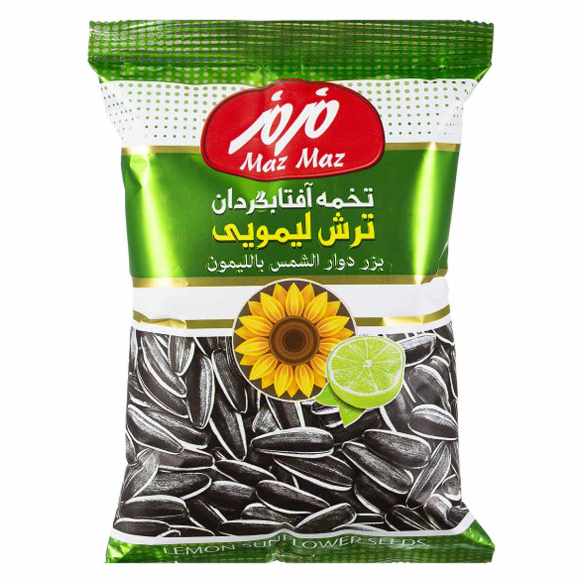 تخمه آفتابگردان لیمویی پوست دار مزمز 105 گرم