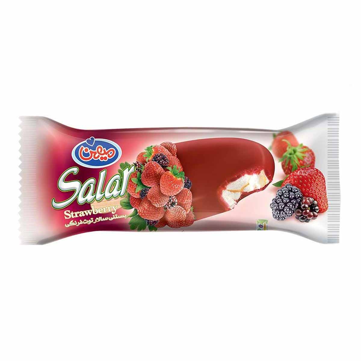 بستنی سالار توت فرنگی میهن 95 گرم