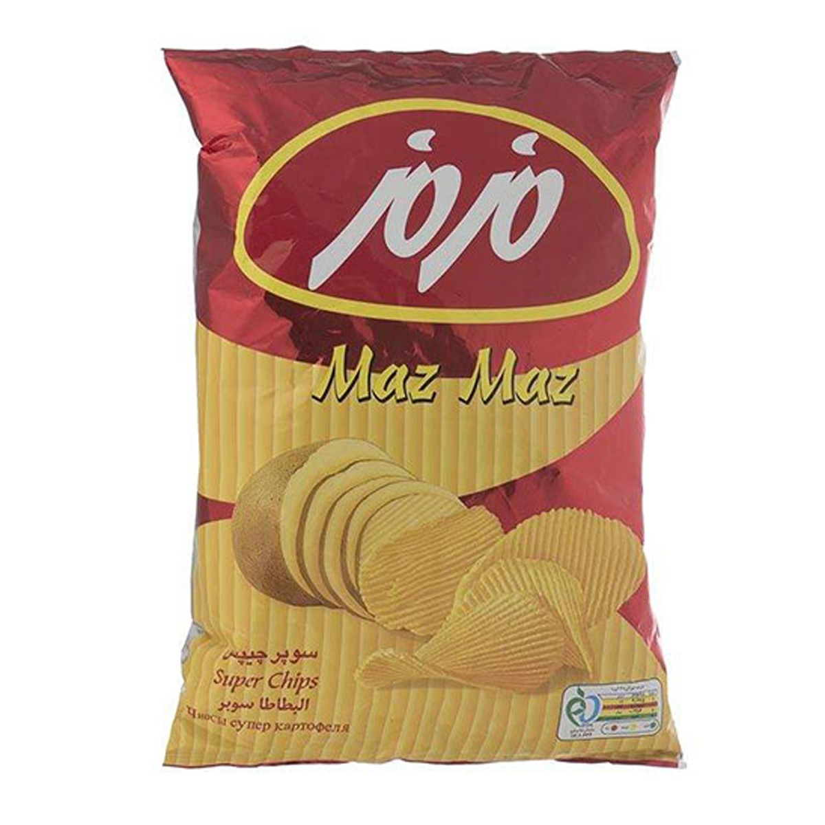 سوپر چیپس نمکی مزمز 120 گرم