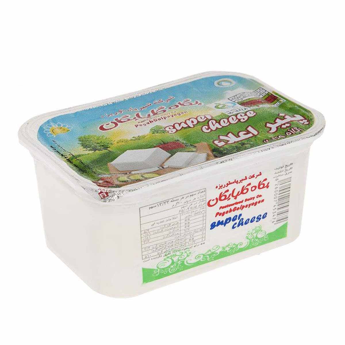 پنیر تازه چرب اعلا (مخصوص) پگاه گلپایگان 400 گرم