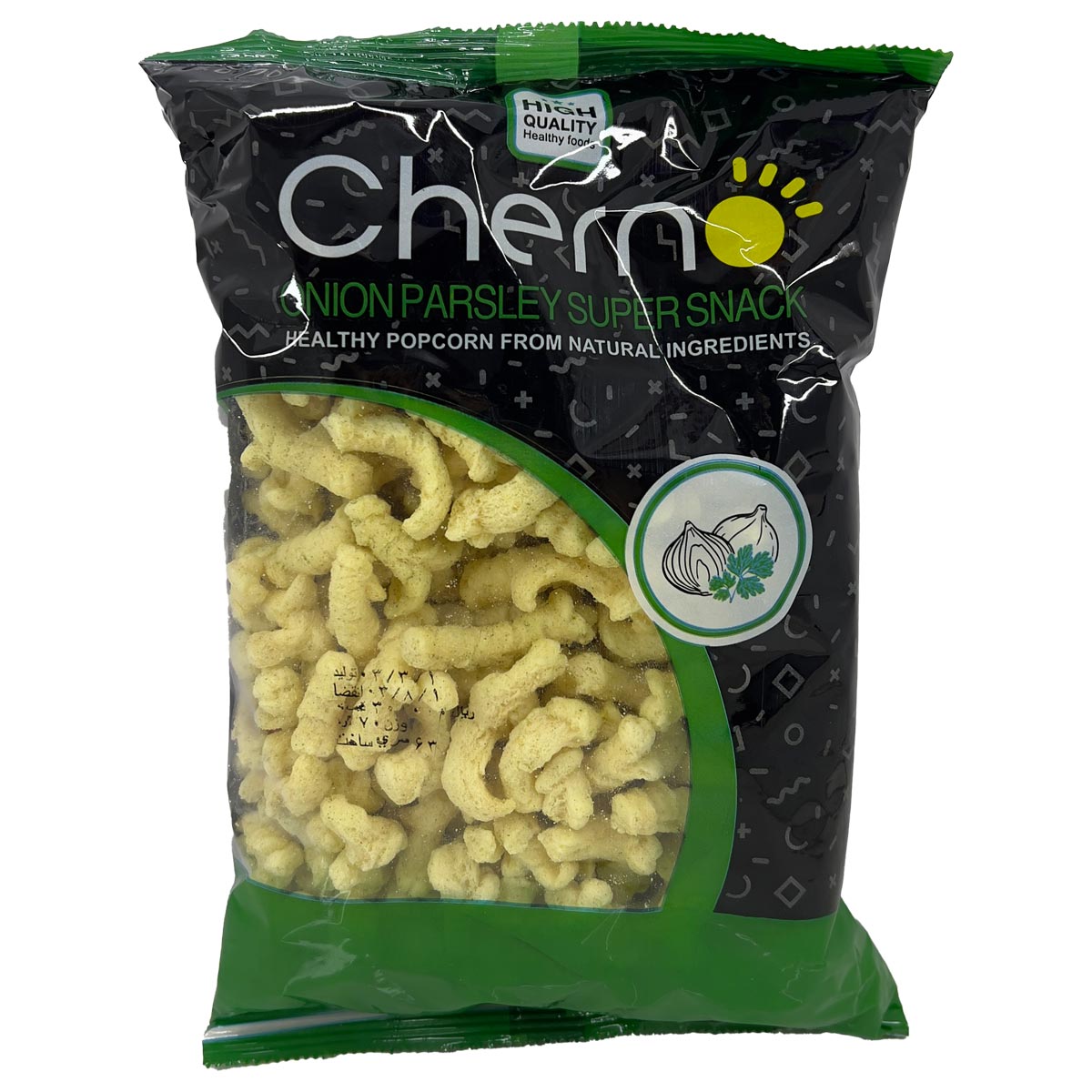 اسنک سفید ( بوشار ) با طعم پیاز جعفری چرنو 70 گرم