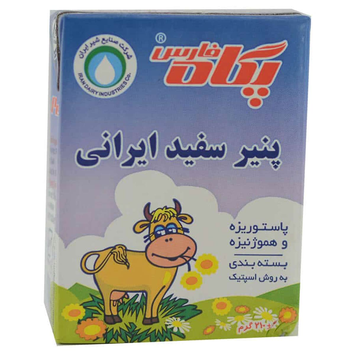 پنیر پاکتی سفید فتا پگاه فارس 210 گرم