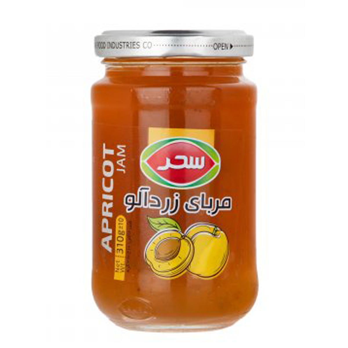 مربای زردآلو سحر 310 گرم 