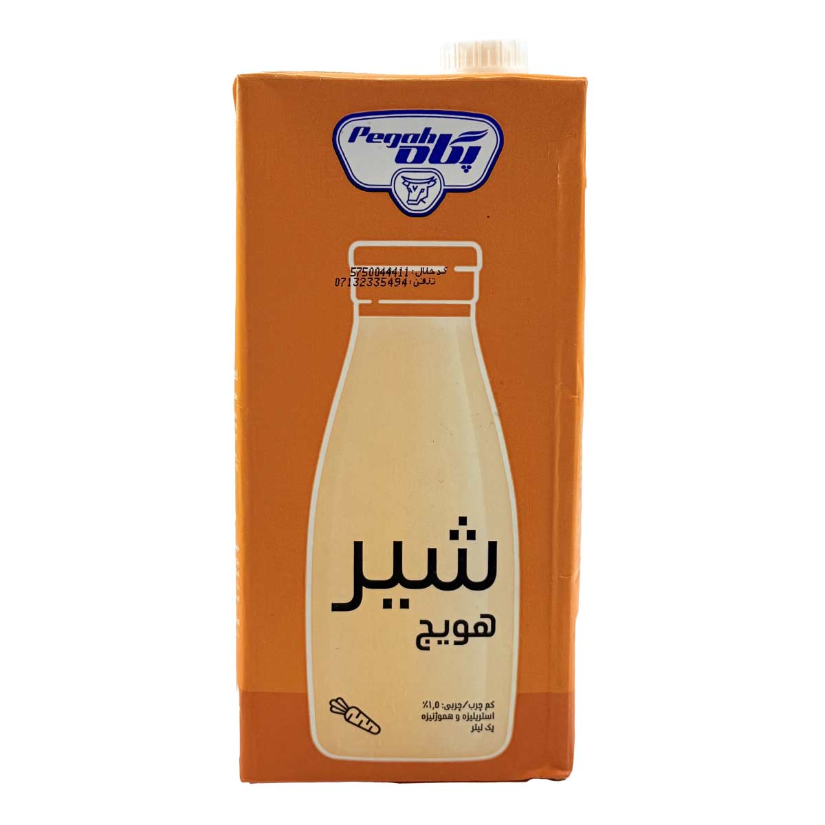 شیر هویج پاکتی پگاه 1 لیتر 