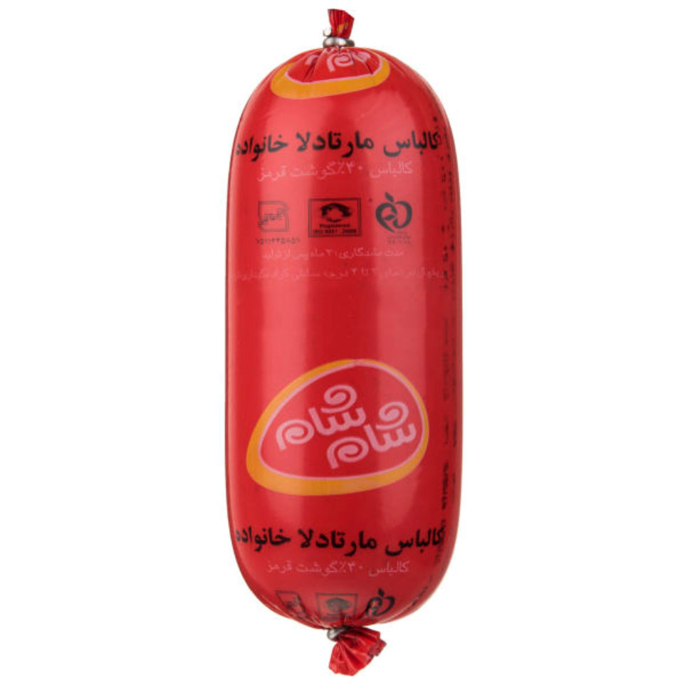 کالباس مارتادلا 40 درصد تیکه ای خانواده شام شام 500 گرم 
