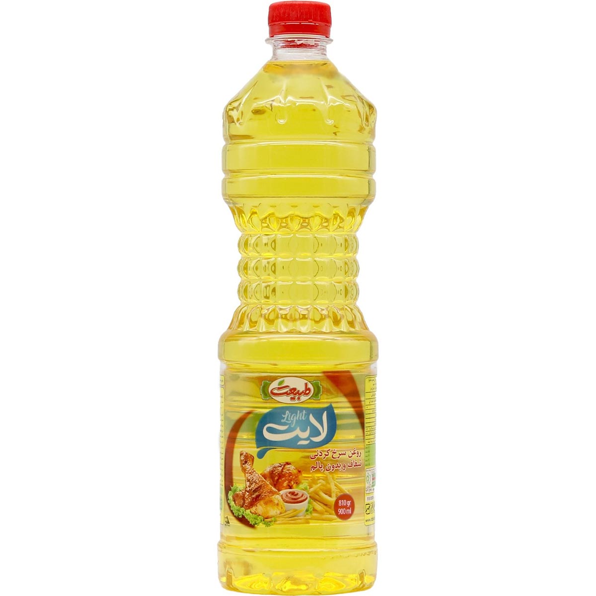 روغن لایت سرخ کردنی بدون پالم طبیعت 810 گرم