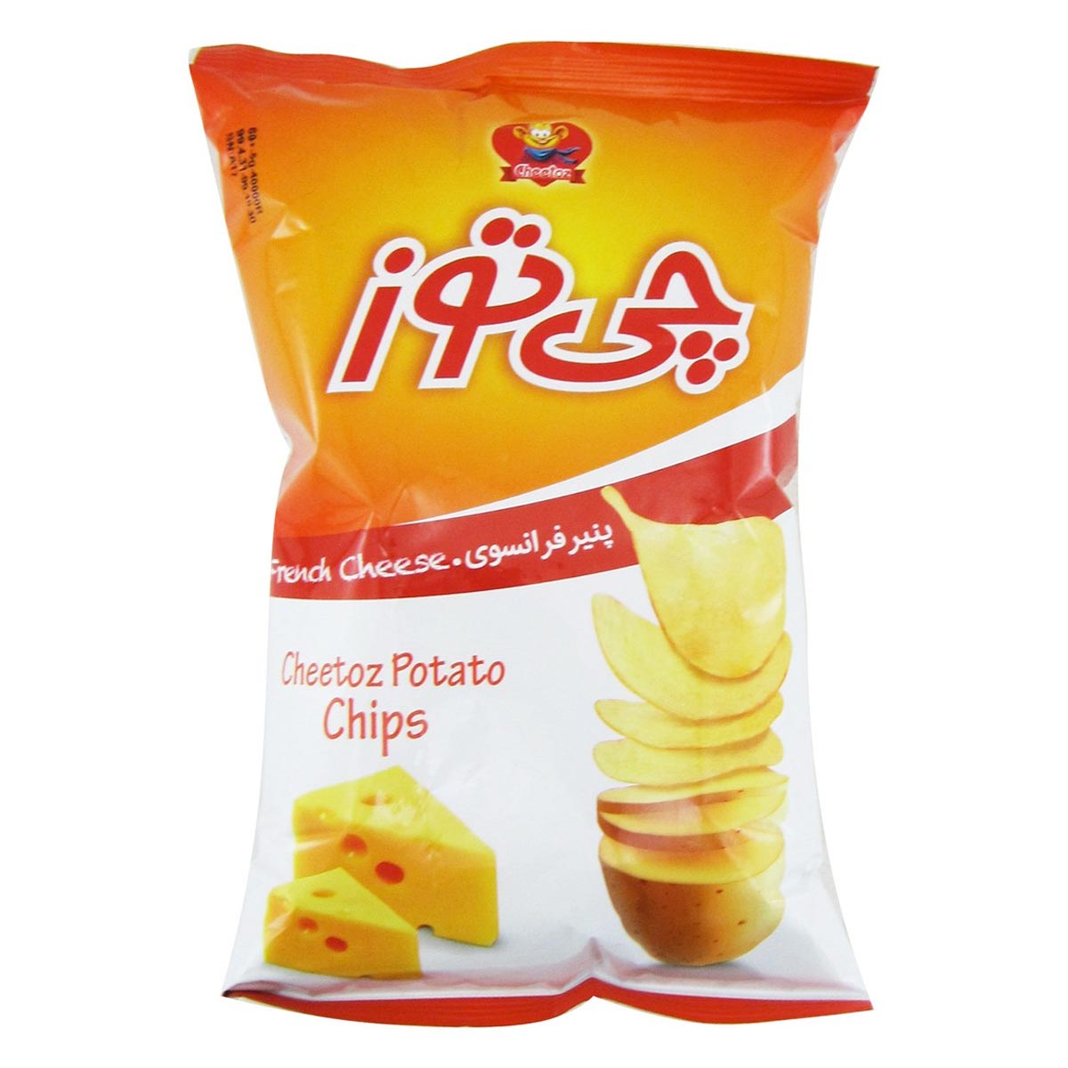چیپس با طعم پنیر فرانسوی چی توز 60 گرم
