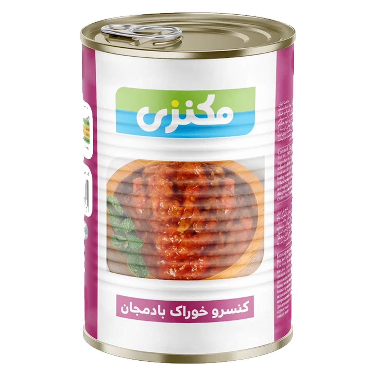 کنسرو خوراک بادمجان مکنزی 380 گرم