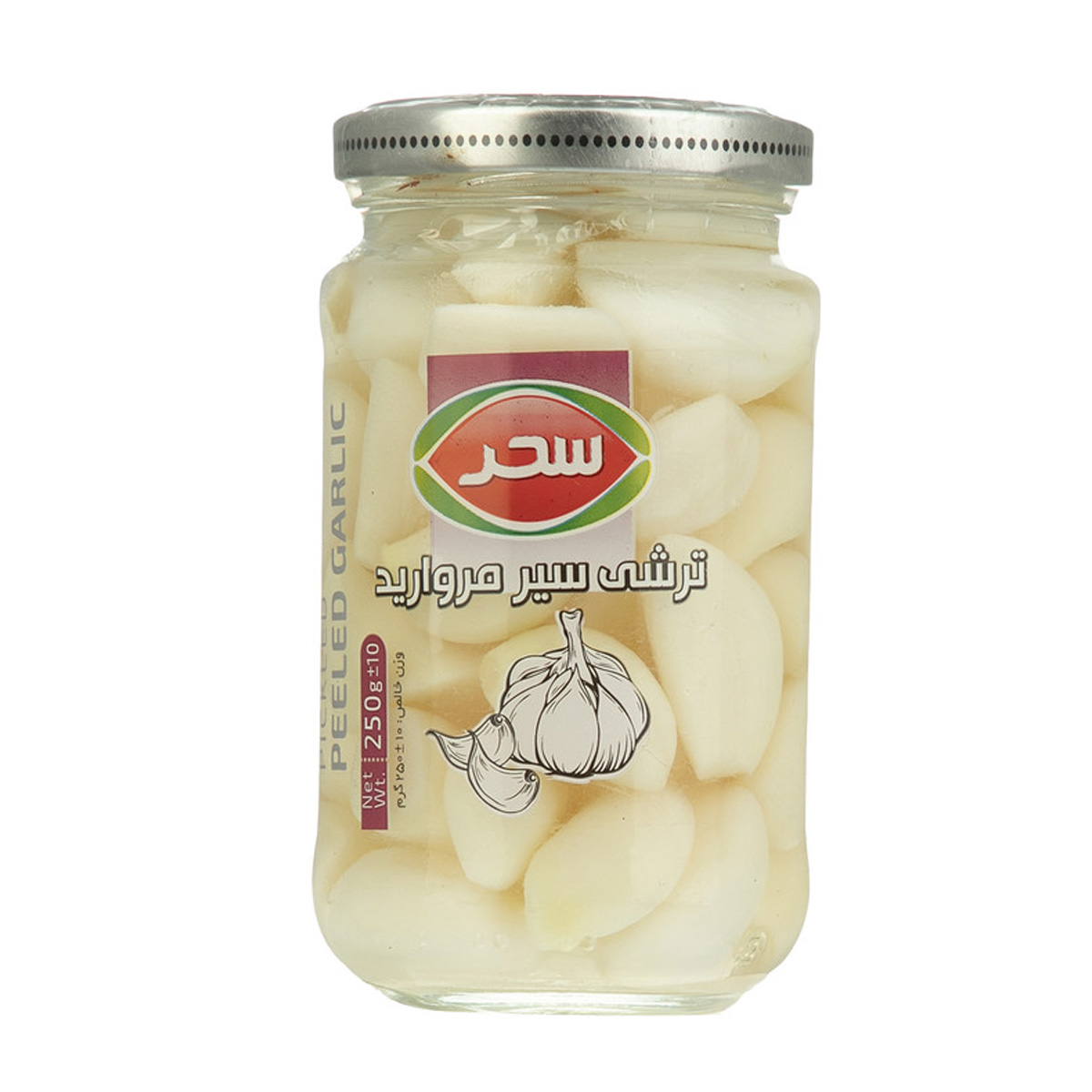 ترشی سیر مروارید سحر 250 گرم 